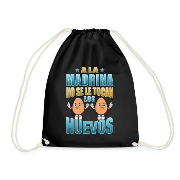 The godmother does not touch her balls - Drawstring Bag - black - Front