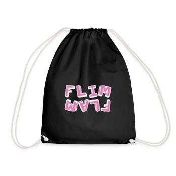 Flam Flim Flam Flamingo - Sac de sport léger - noir - Devant