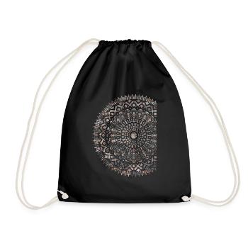 mandala - Sac de sport léger - noir - Devant