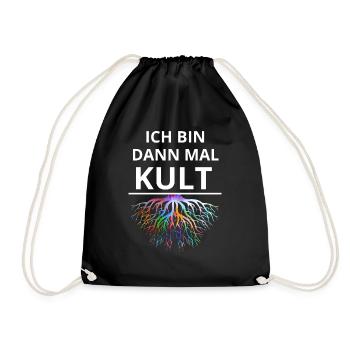 Ich bin dann mal Kult T-Shirt von Klaas H. Umlauf - Turnbeutel - Schwarz - Vorne