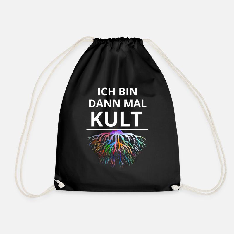 Ich bin dann mal Kult T-Shirt von Klaas H. Umlauf - Turnbeutel - Schwarz