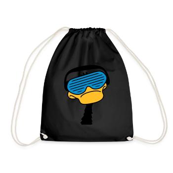 dj_duck - Sac de sport léger - noir - Devant