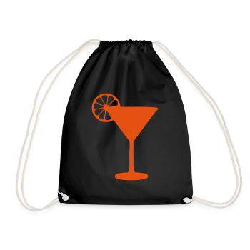 verre apero rondelle citron 903 - Sac de sport léger - noir - Devant