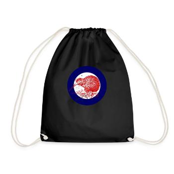 Kiwi, kiwi bird, New zealand, kiwi animal - Drawstring Bag - black - Front