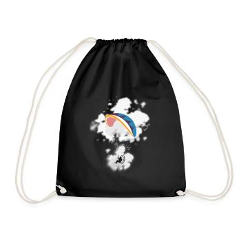 Cadeaux de paramoteur paramotor et parapentiste - Sac de sport léger - noir - Devant