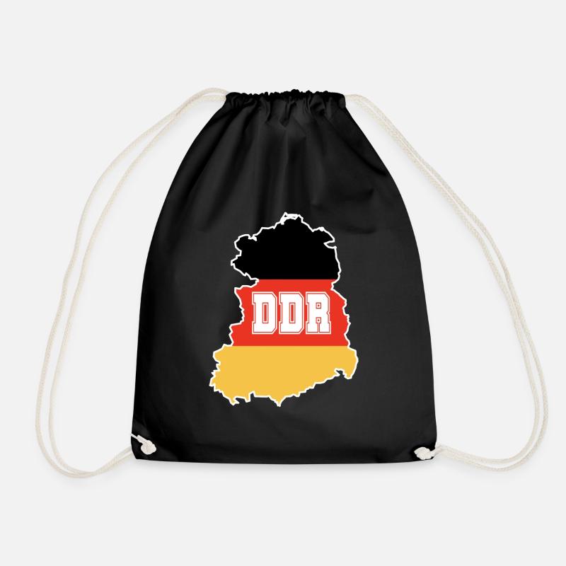 Ostblock DDR - Turnbeutel - Schwarz