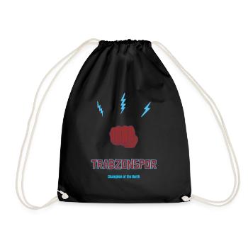 Trabzonspor Sampiyon - Turnbeutel - Schwarz - Vorne