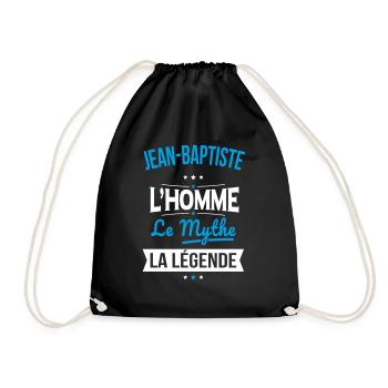 Jean-Baptiste - L'Homme - Le Mythe - La Légende - Sac de sport léger - noir - Devant