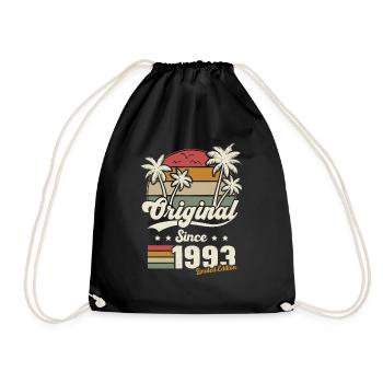 Cadeau 1993 Ans Anniversaire Vintage nés en 1993 - Sac de sport léger - noir - Devant