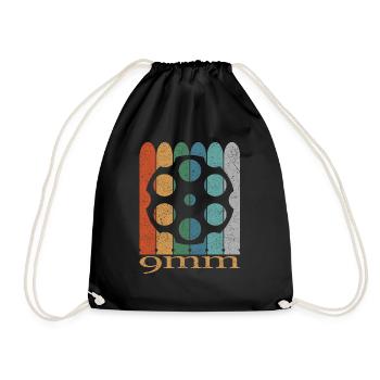 Revolver Drum - Drawstring Bag - black - Front