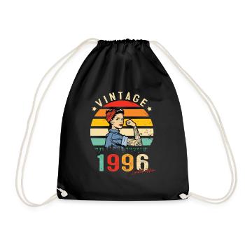 1996 Vintage Édition limitée Cadeau Femmes - Sac de sport léger - noir - Devant