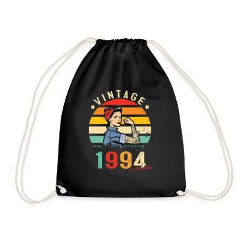 1994 Vintage Édition limitée Cadeau Femmes - Sac de sport léger - noir - Devant