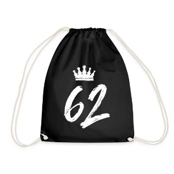 62 Couronne numérique - Sac de sport léger - noir - Devant