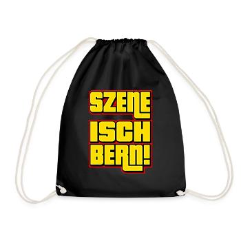 Szene Isch Bern - Turnbeutel - Schwarz - Vorne