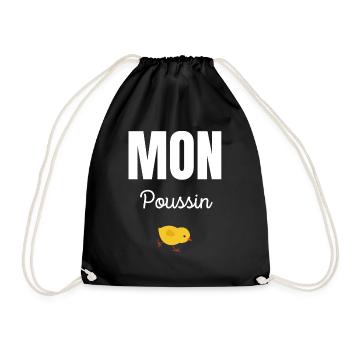 mon poussin - Sac de sport léger - noir - Devant