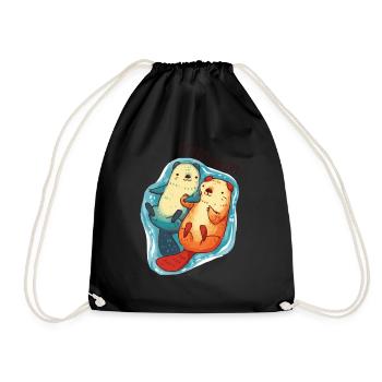 Otterly Awesome T Shirt - Sac de sport léger - noir - Devant