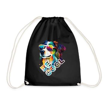 Chien Be Cool - Sac de sport léger - noir - Devant