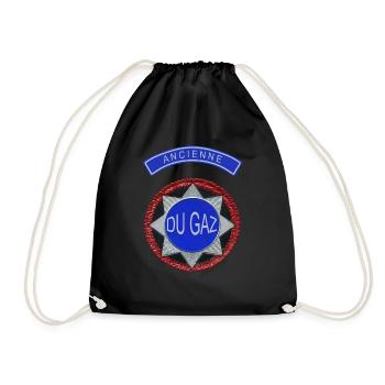 Ancienne du Gaz - Policière - Sac de sport léger - noir - Devant