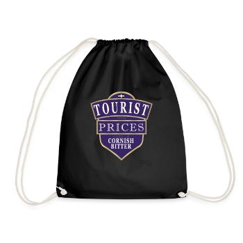 Tourist Prices make the Cornish Bitter - Drawstring Bag - black - Front