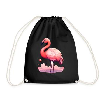 Flaming - Drawstring Bag - black - Front