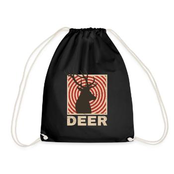 Cerf - Sac de sport léger - noir - Devant
