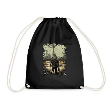 Apocalyptic Heritage: The Forgotten World - Drawstring Bag - black - Front