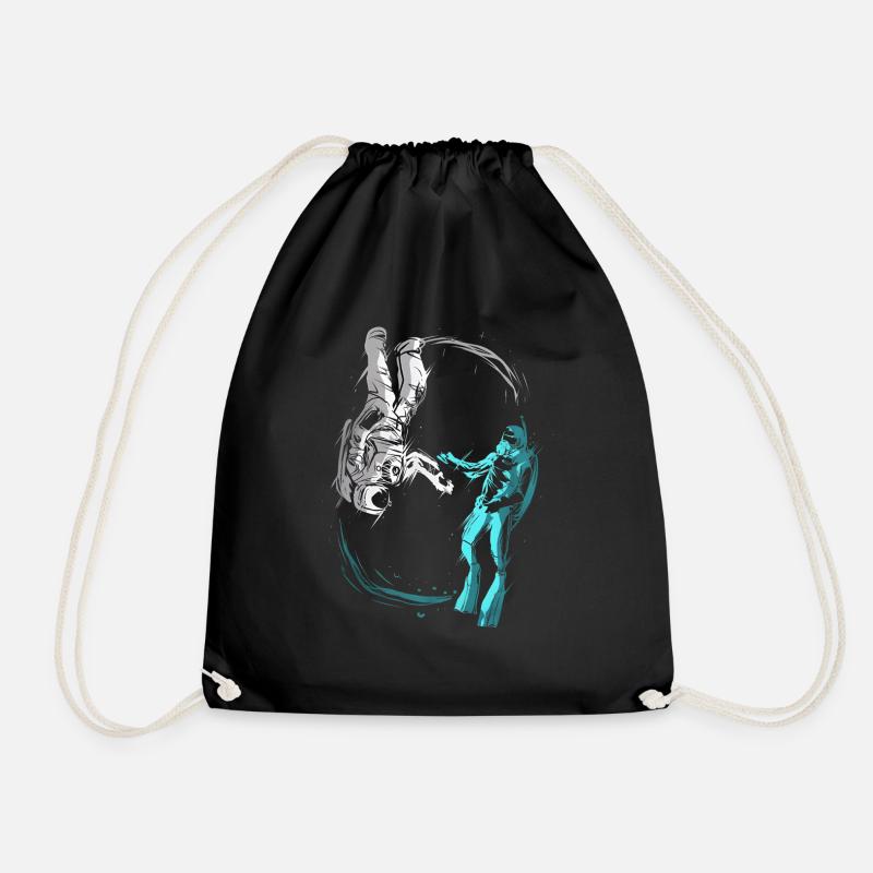 23F 0314 bk - Sac de sport léger - noir