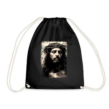 Jésus Bible Religion Chrétienne Croix Chrétienne Chrétienne - Sac de sport léger - noir - Devant