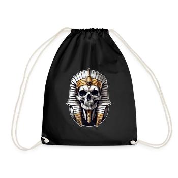 Pharaoh- Mummy - Egypt - Drawstring Bag - black - Front