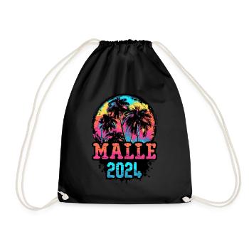 Malle 2024 Team Palms Multicolore - Sac de sport léger - noir - Devant