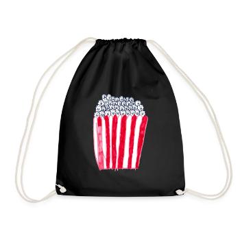 Pop-corn - Sac de sport léger - noir - Devant