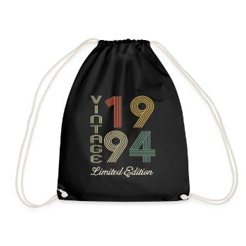 1994 Anniversaire Né en 1994 vintage Rétro. Editio - Sac de sport léger - noir - Devant