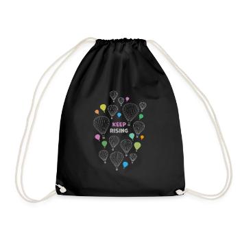 Continuez à monter - Sac de sport léger - noir - Devant