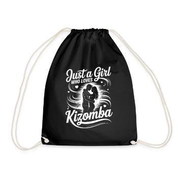 Just a girl who loves Kizomba - Turnbeutel - Schwarz - Vorne