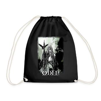 Odin der Wanderer - Turnbeutel - Schwarz - Vorne