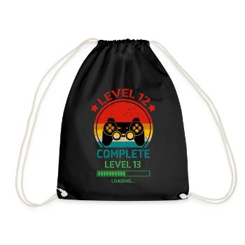 12e anniversaire gamer gambler cadeau 12 ans - Sac de sport léger - noir - Devant