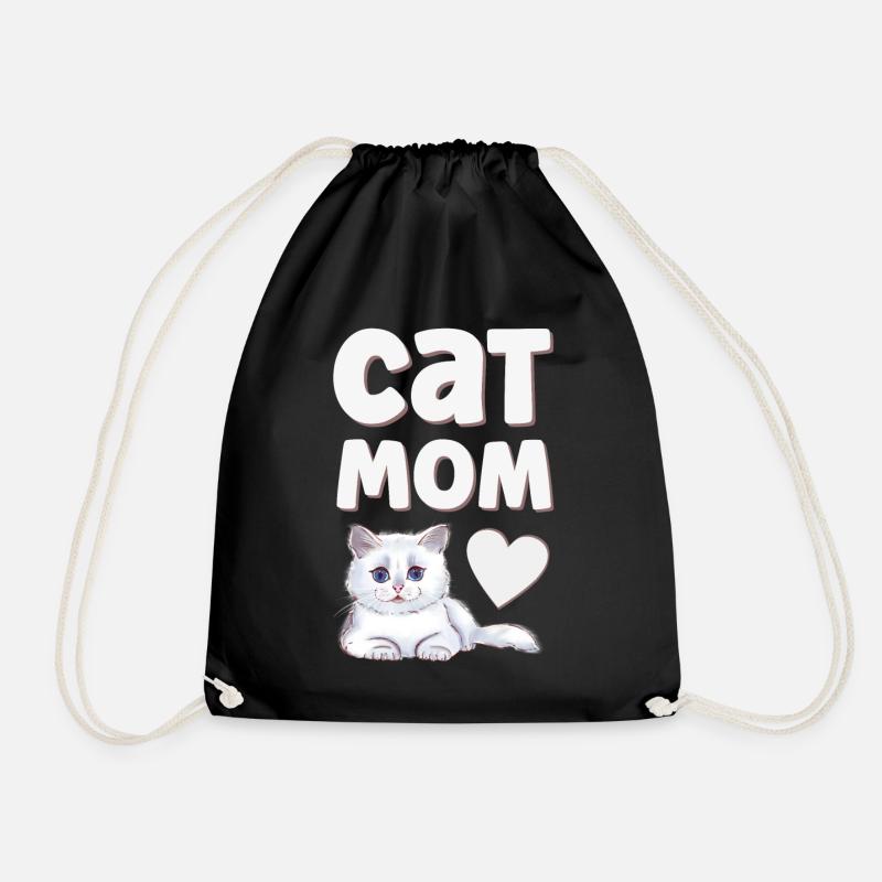 Katze Katzen - Turnbeutel - Schwarz