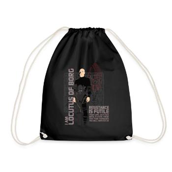 Star Trek La Nouvelle Génération Locutus Of Borg - Sac de sport léger - noir - Devant