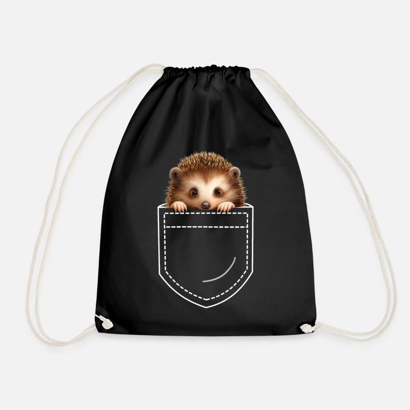 Hérisson - Sac de sport léger - noir
