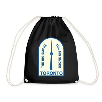 Toronto CNTower Big Smoke - Turnbeutel - Schwarz - Vorne