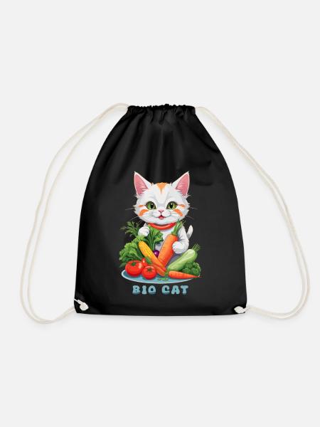 Chat Bio - Sac de sport léger - noir