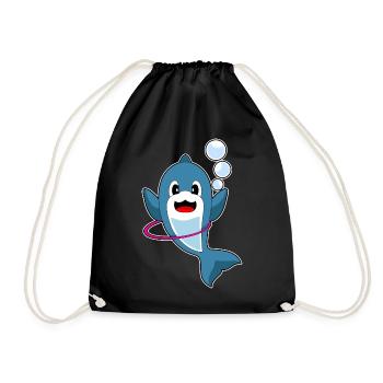 Gymnastique d’entraînement Dolphin Fitness Hoop - Sac de sport léger - noir - Devant