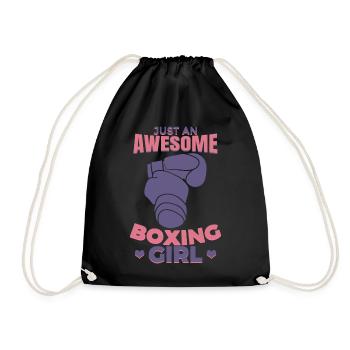 Boxer - Drawstring Bag - black - Front