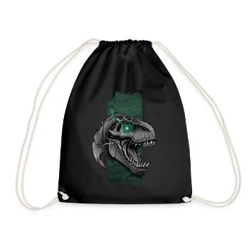 Thunderous Roar: Allosaurus Dominance - Drawstring Bag - black - Front