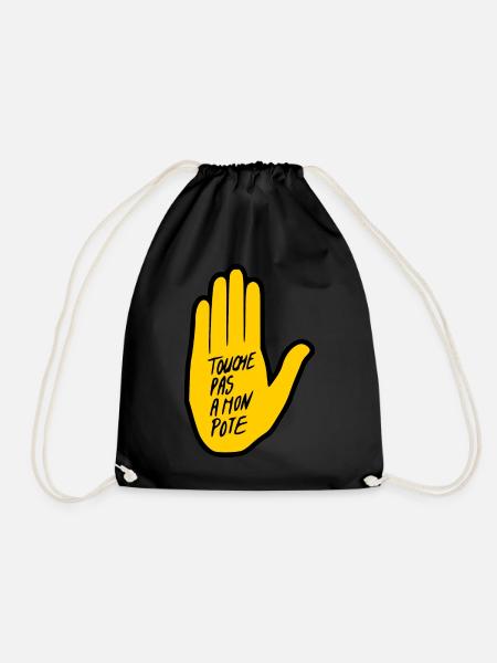 touche pas a mon pote - Sac de sport léger - noir