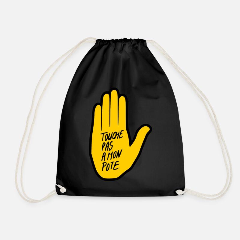 touche pas a mon pote - Sac de sport léger - noir