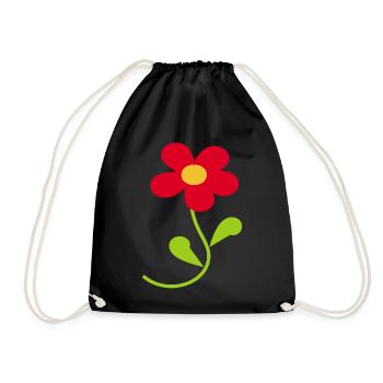 Muttertags Geschenk Mutter Muttertag Geschenkidee  - Turnbeutel - Schwarz - Vorne