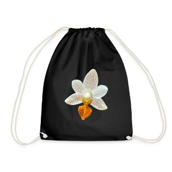 Fleur d’orchidée Phalaenopsis MiniMark Orchidée - Sac de sport léger - noir - Devant
