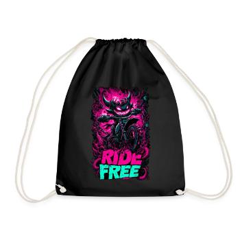 Demon Ride - Drawstring Bag - black - Front