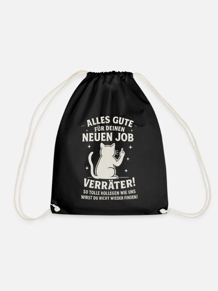 Kollegen Abschied Kollege Jobwechsel - Turnbeutel - Schwarz